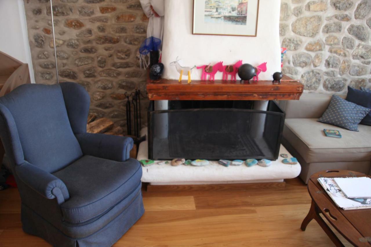 Alkioni Stone House Villa Đảo Hydra Ngoại thất bức ảnh